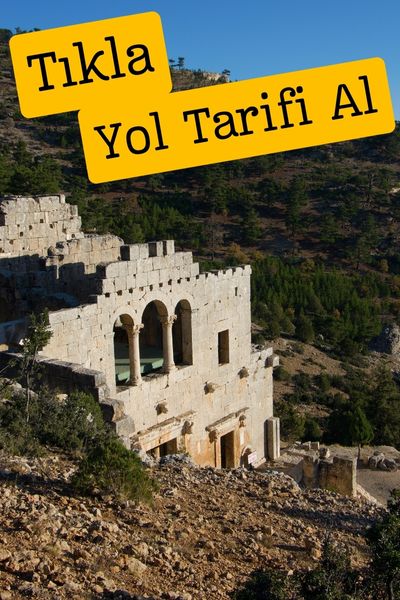 alahan manastır Mersin Alahan manastır