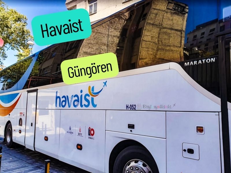 gungoren havaist yeni havaalanından güngörene havabus ile ulaşım