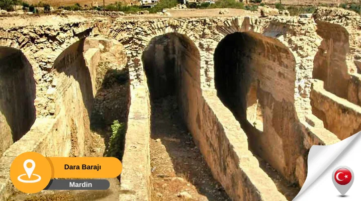dara antik kenti dara barajı Mardin gezilecek antik kentler