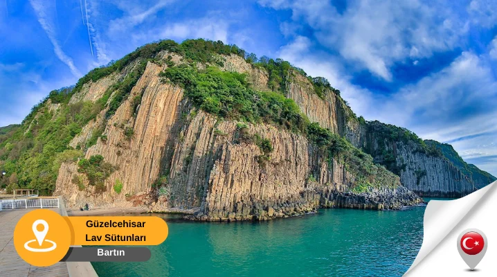 güzelcehisar lav sütunları Lav sütunları Güzelcehisar