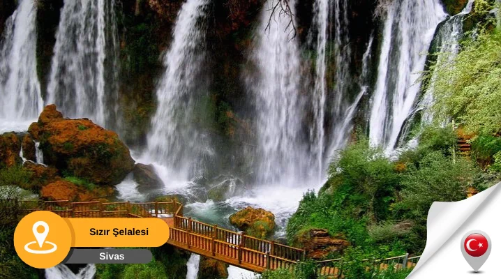 Şelale sızır Sivas Sızır Şelalesi